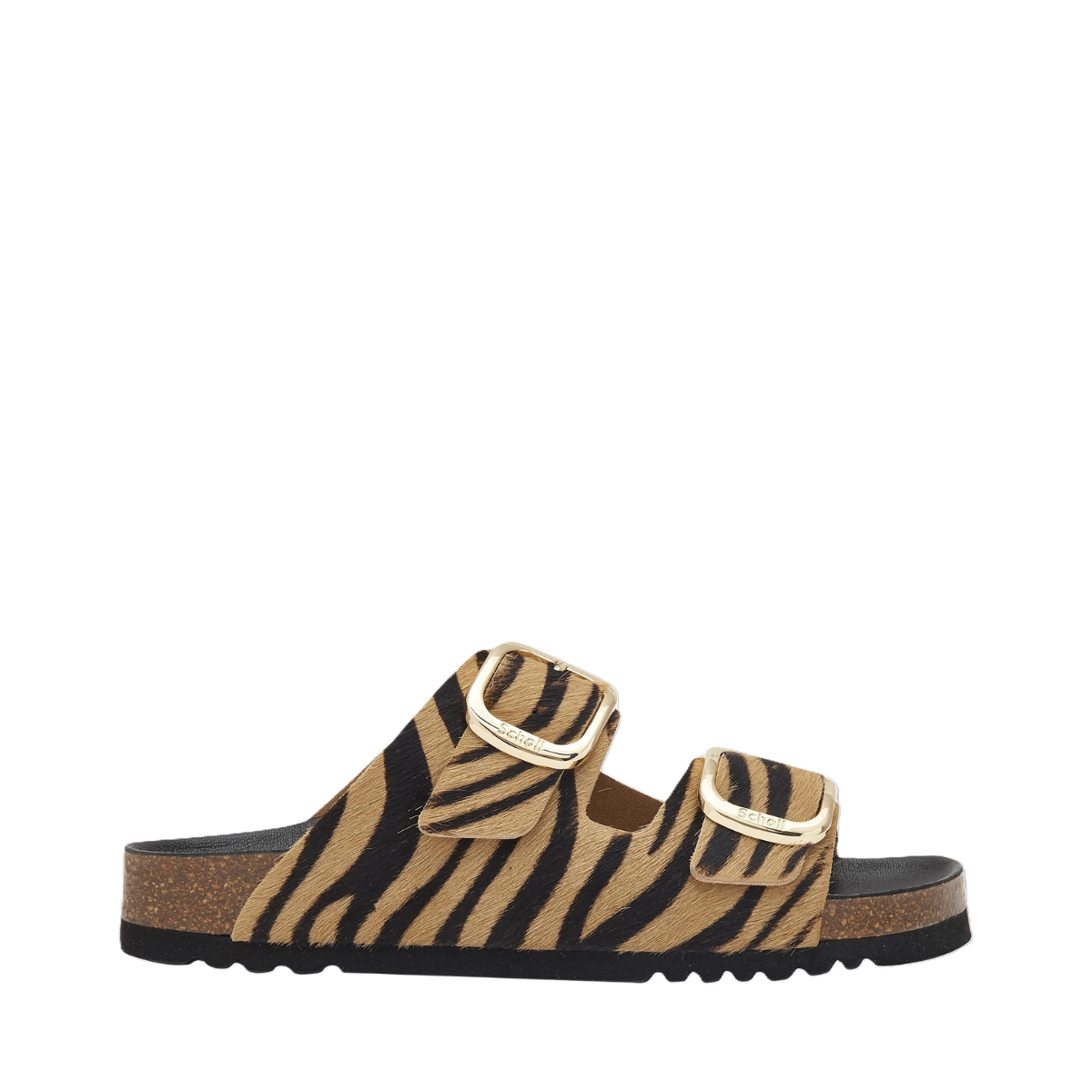 SL NOELLE LEATHER ZEBRA - Beige-Black