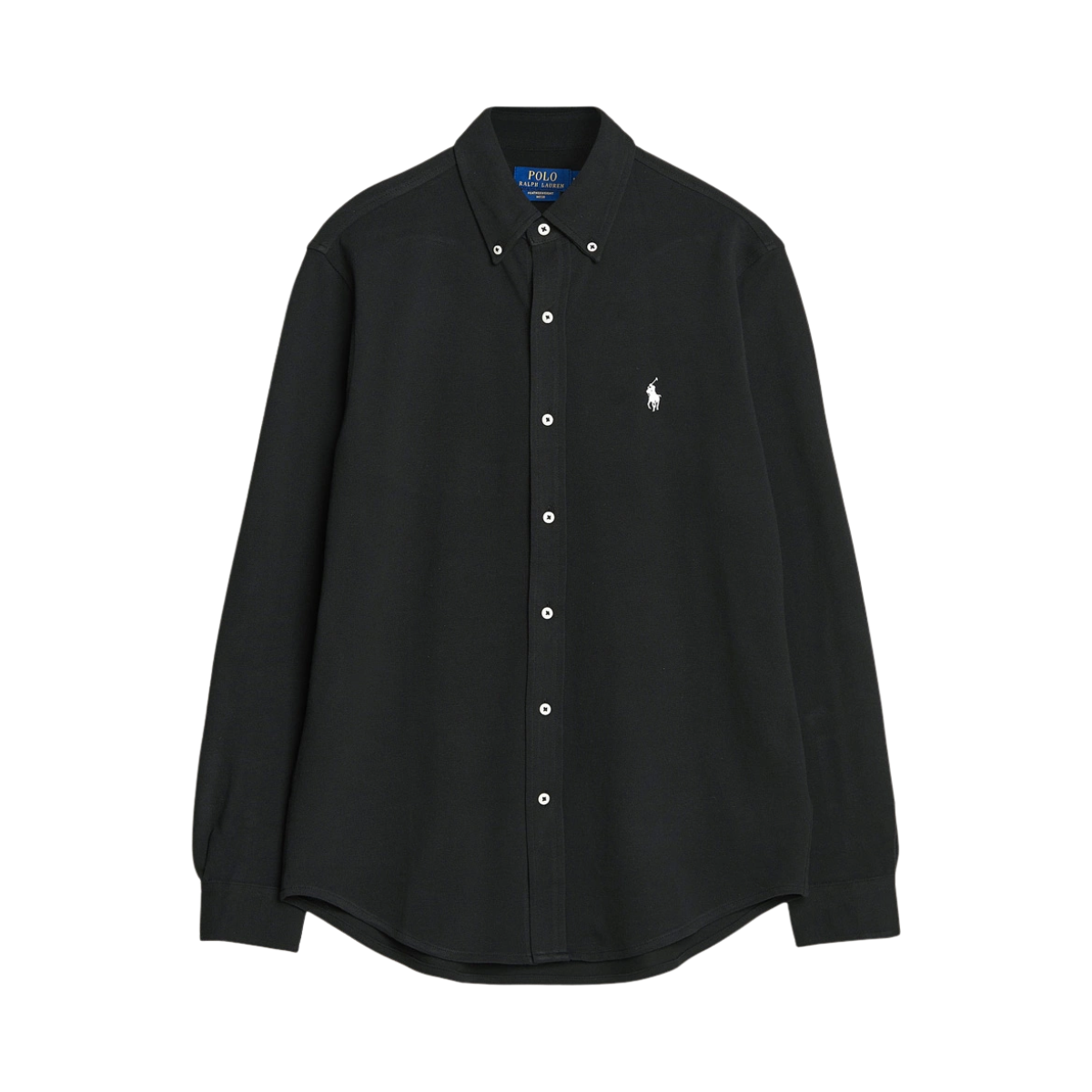 Featherweight Mesh Oxford Shirt - Polo Black