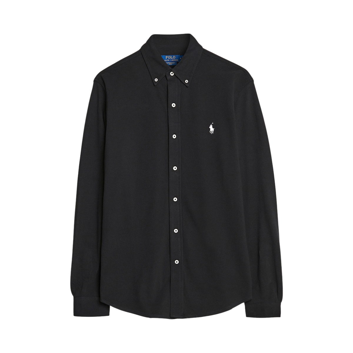 Featherweight Mesh Oxford Shirt - Polo Black