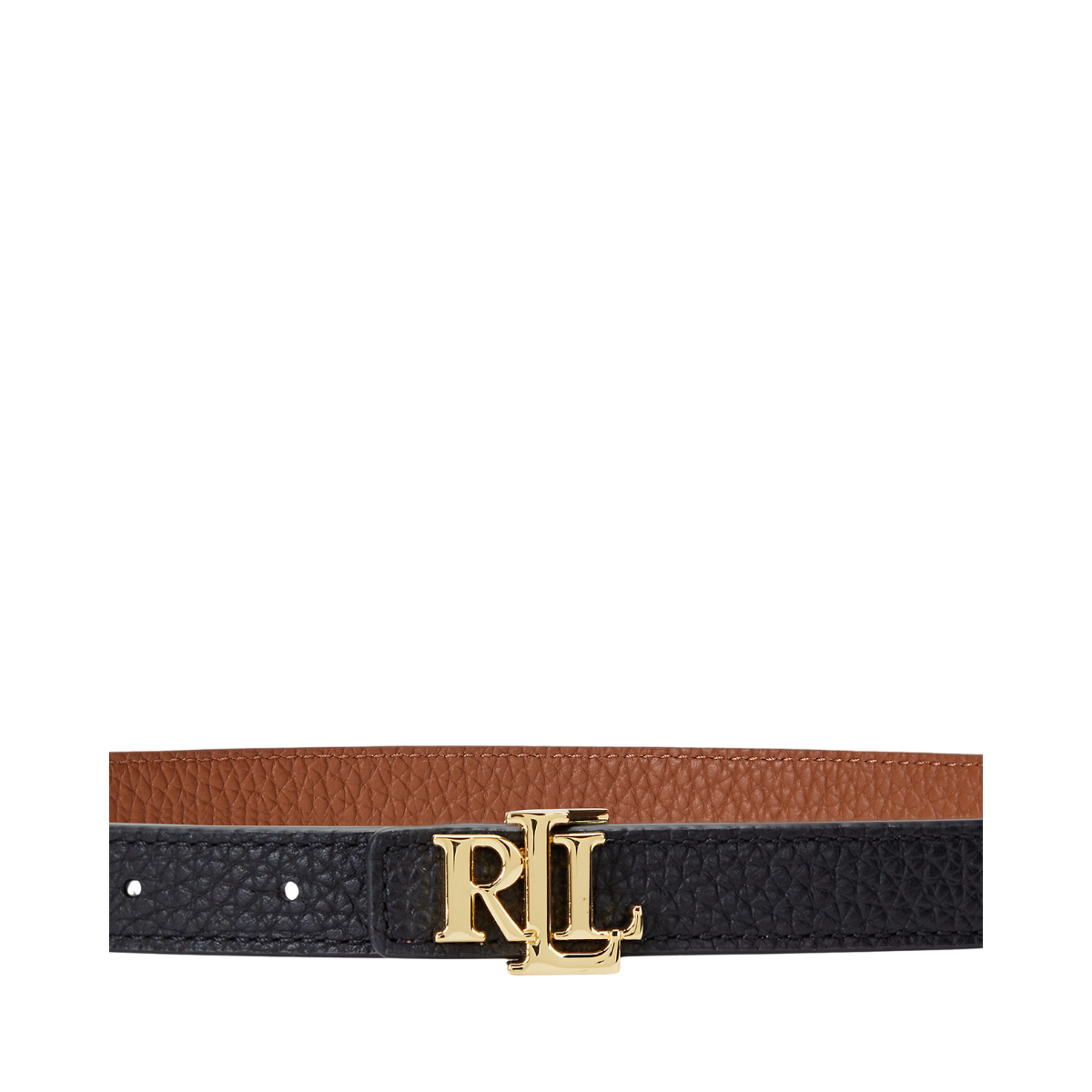 Reversed 20 Belt Skinny - 001 Black Tan