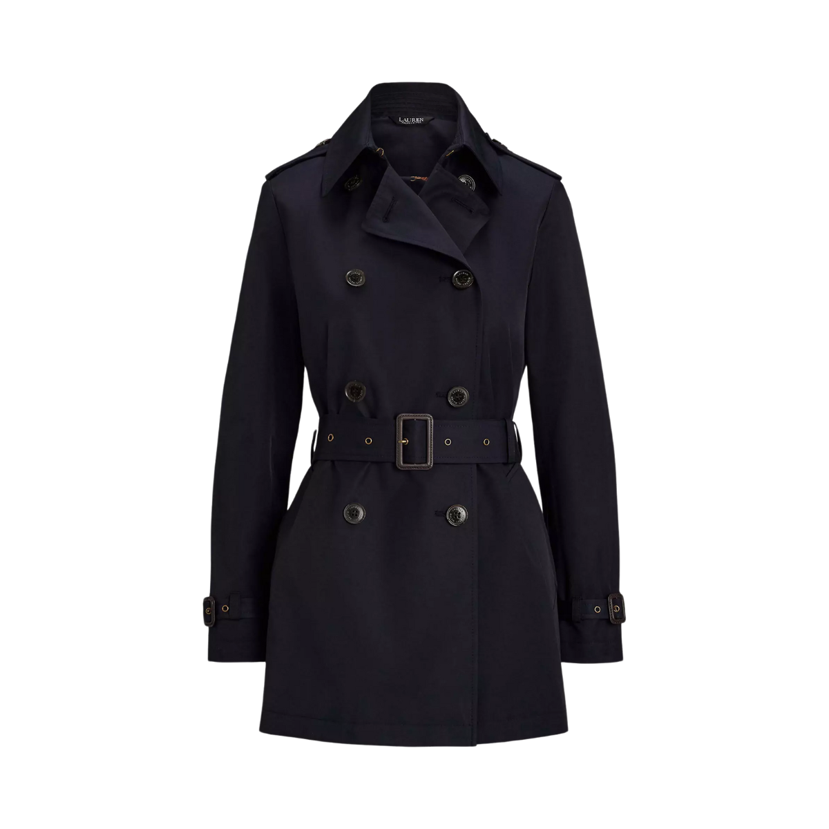 Db Belt Lined Coat - Dark Navy