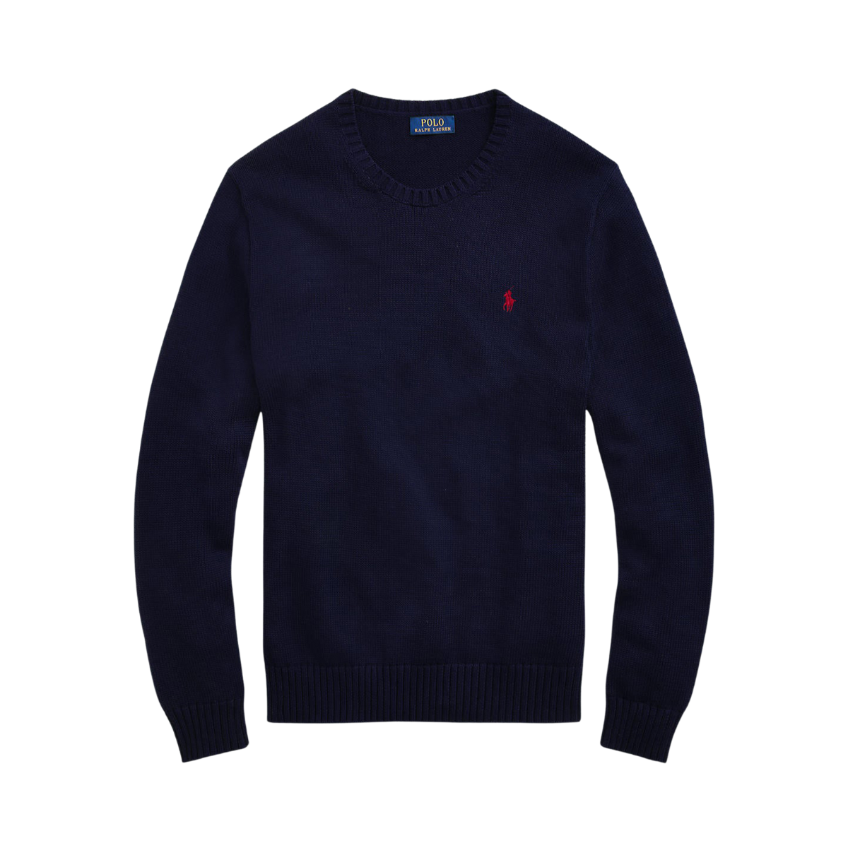 Cotton Crewneck Sweater - Hunter Navy