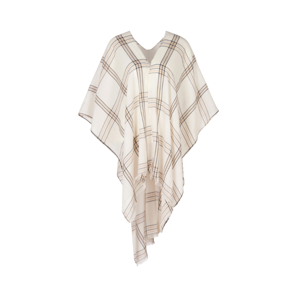 Barbour Jade Check Wrap - White