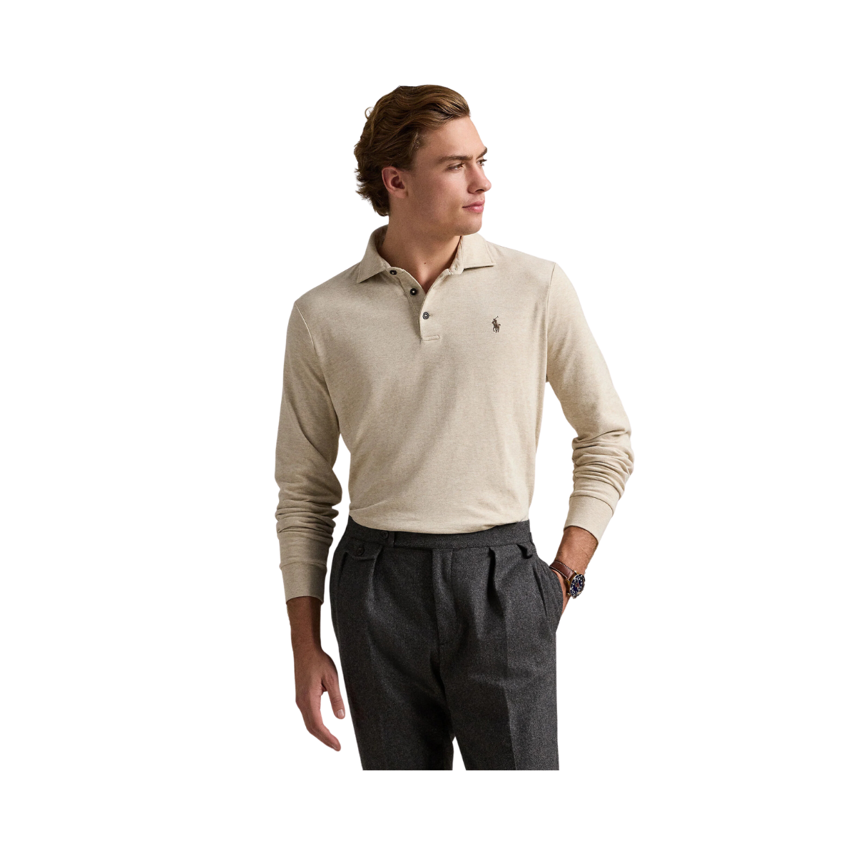 Long Sleeve Pullover - Expedition Dune Heather