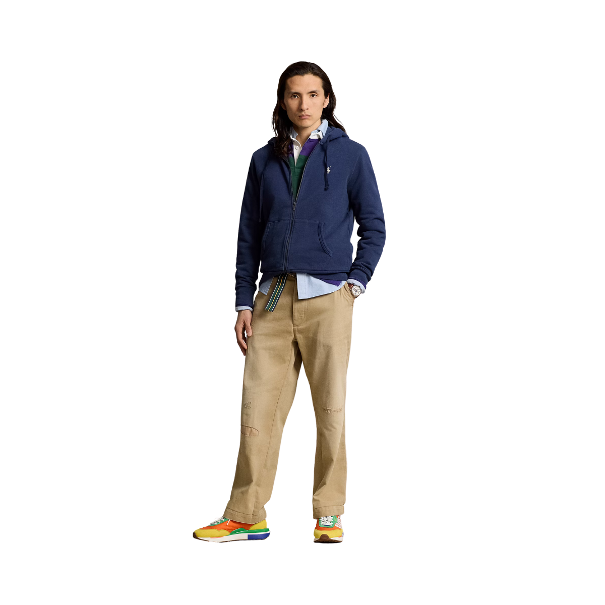 Long Sleeve Sweatshirt - Cruise Navy