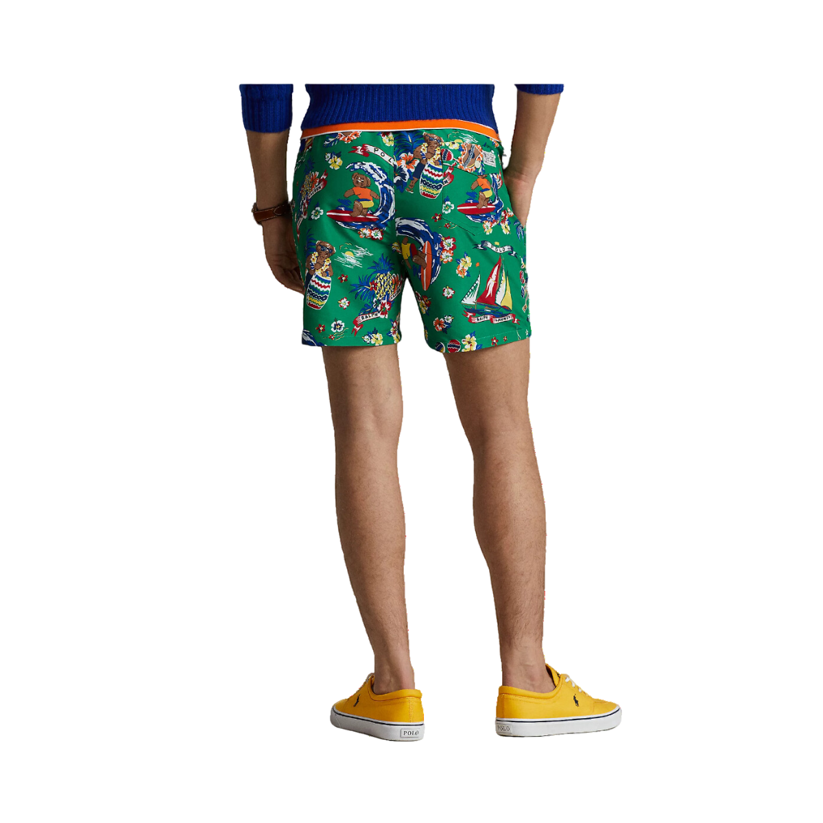 Traveller Polo Swimming Trunk - Green