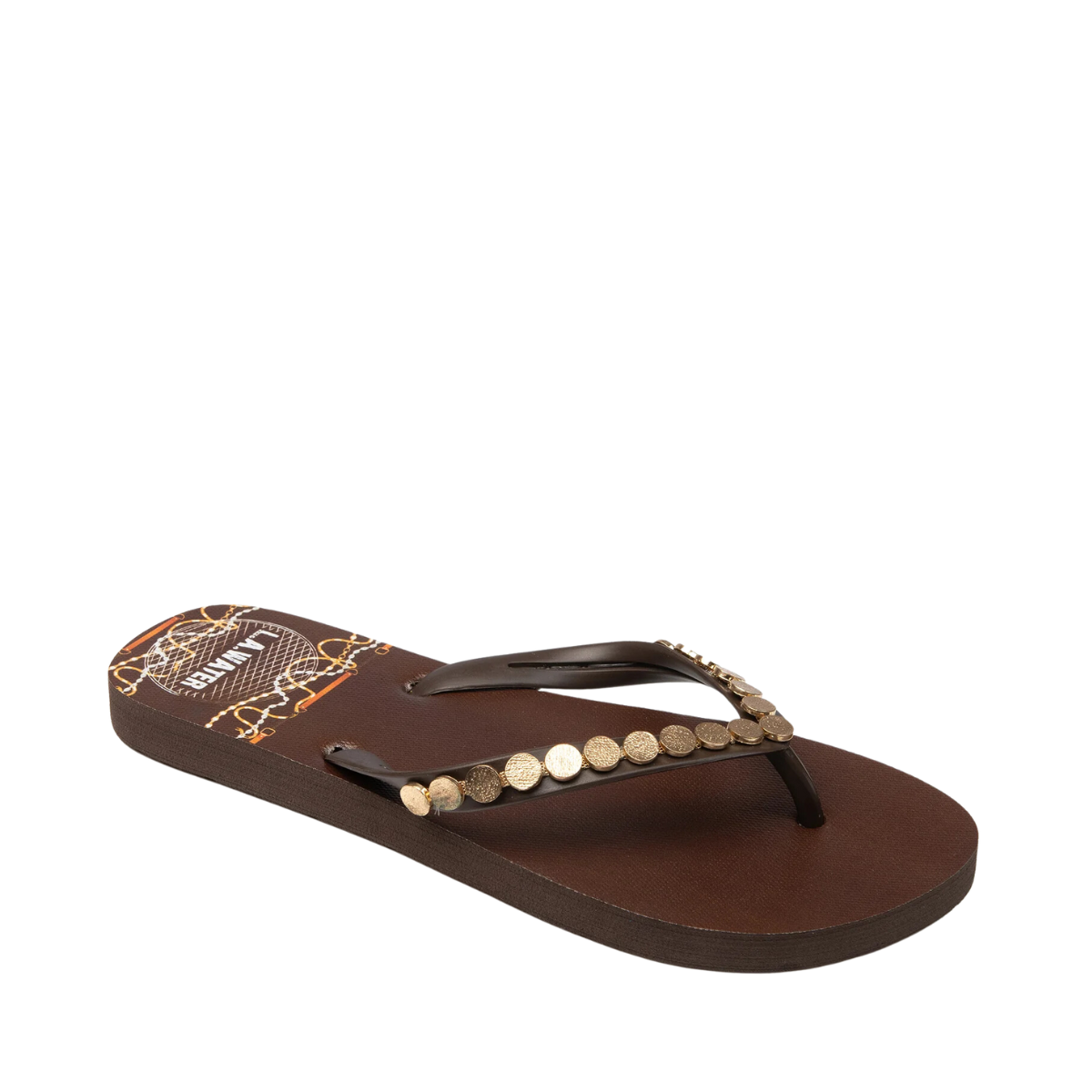 Bijoux Slippers - Brown