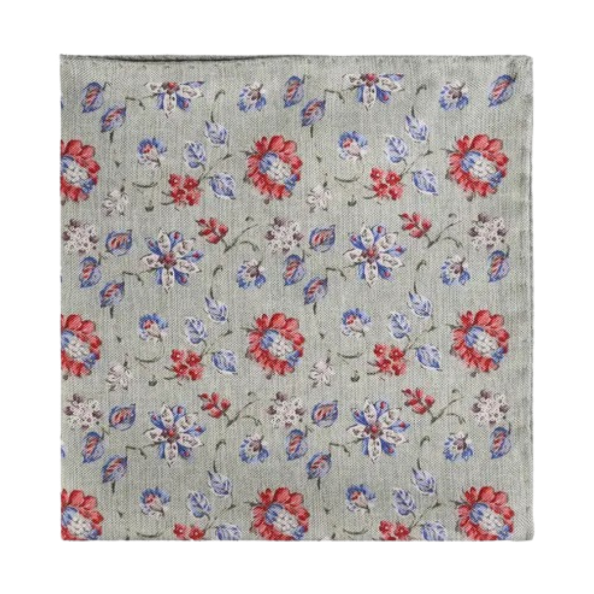 Pocket Square - Lt green melange