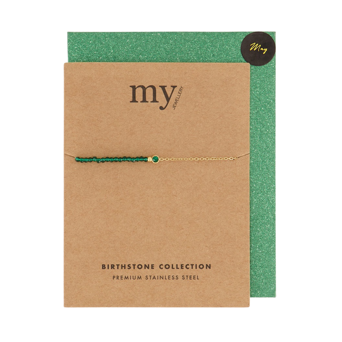 Birth Bracelet - Gold May