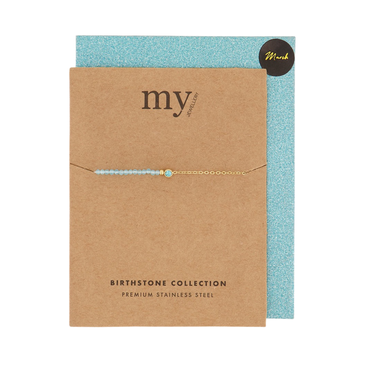 Birth Bracelet - Gold Mars