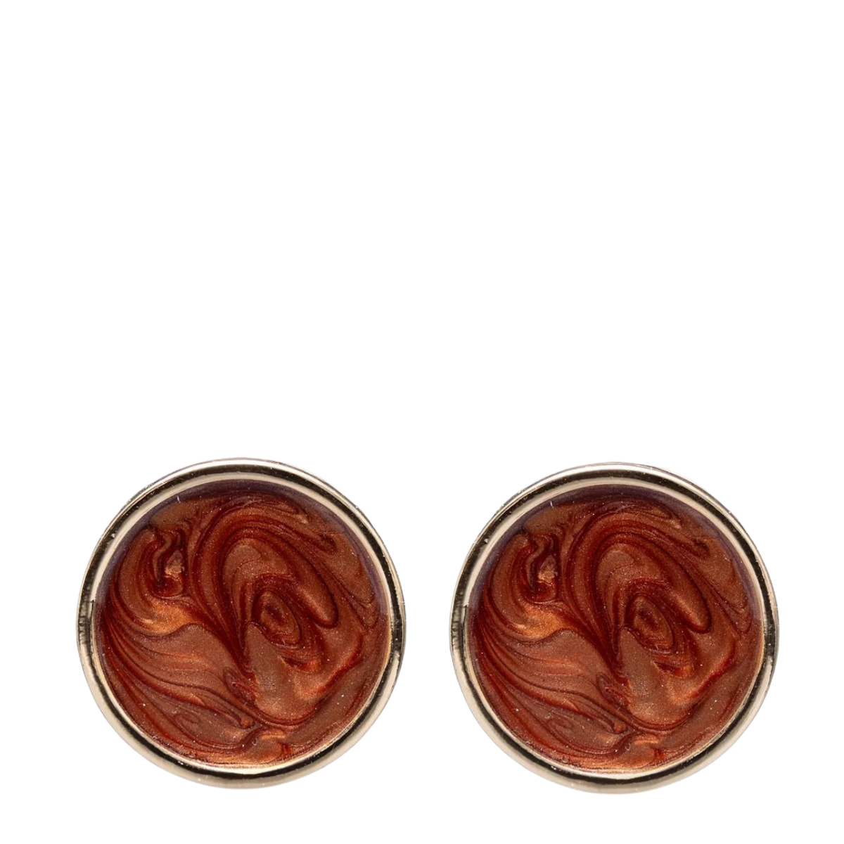 Ava Pearl Earings - Pearl Cognac