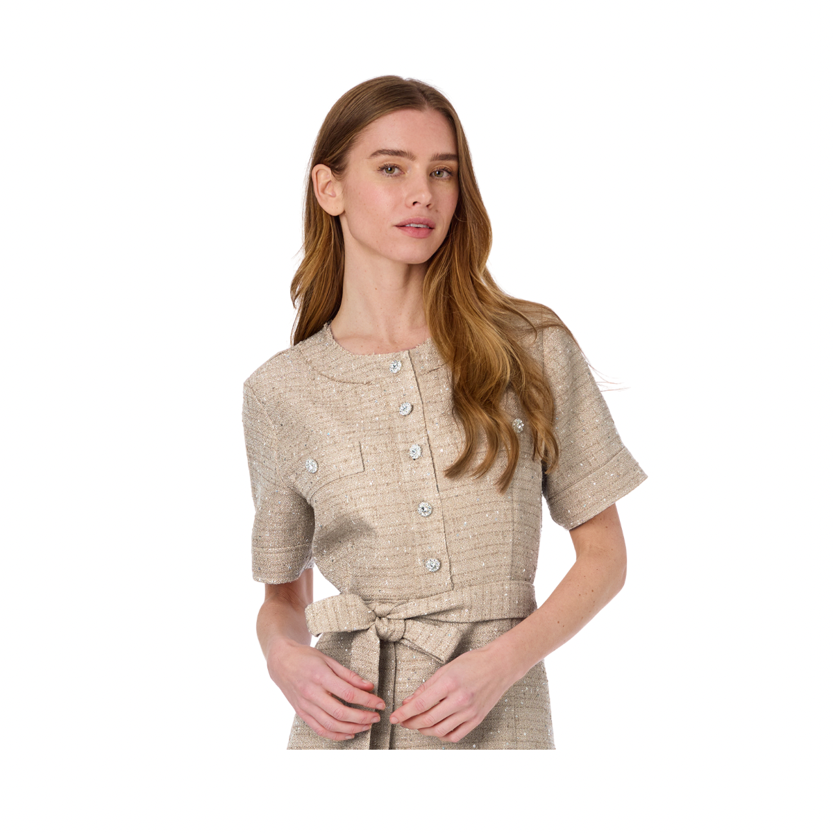 Kate tweed dress - Beige