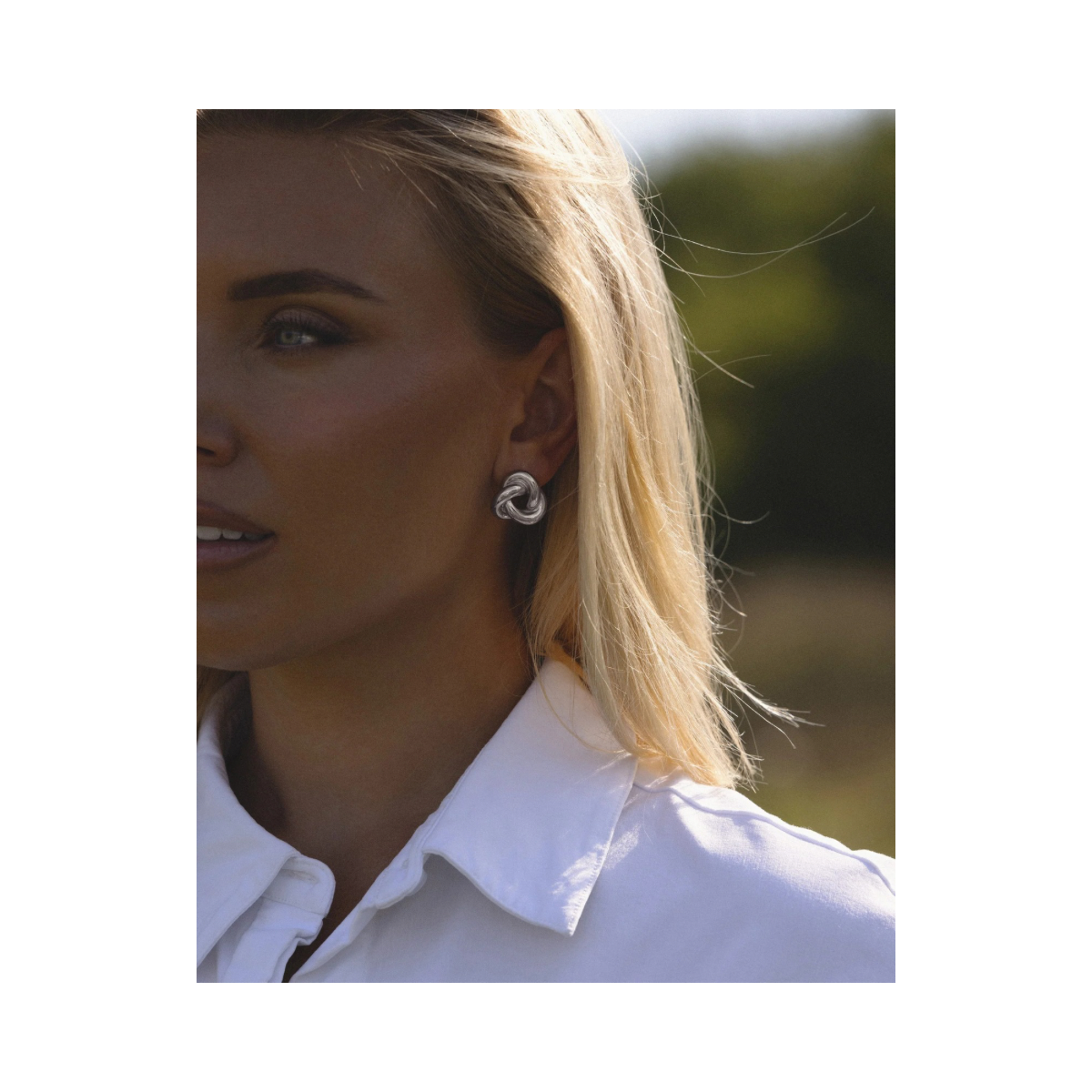 Greta Earring - Silver