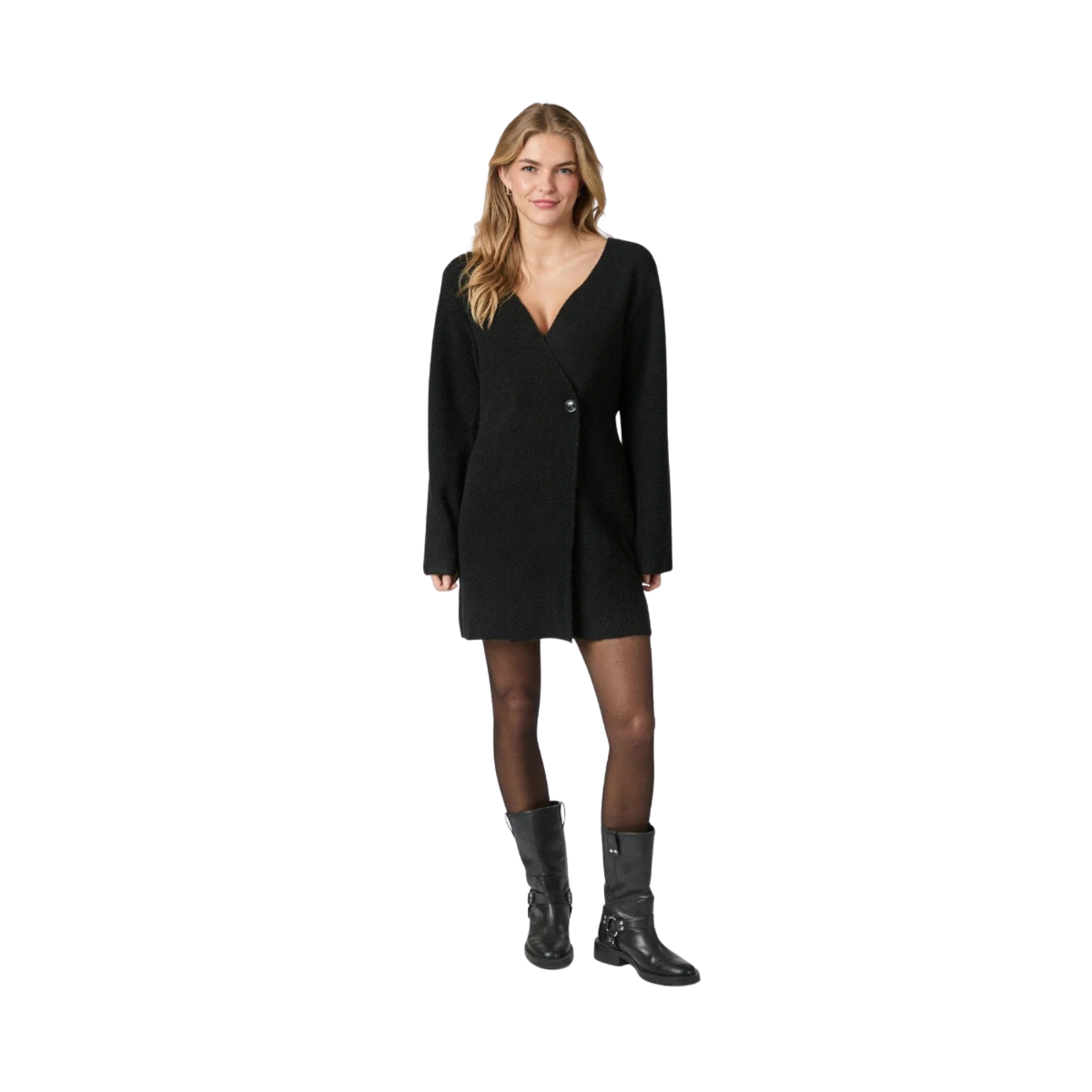 Winona Knit Dress - 100 Black