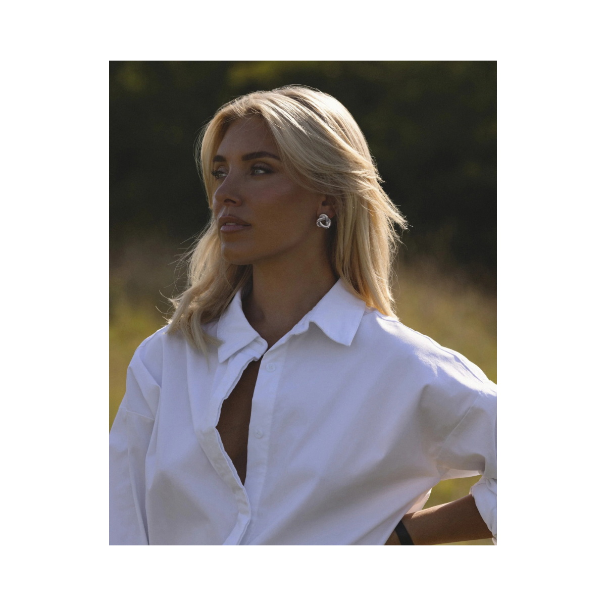 Greta Earring - Silver