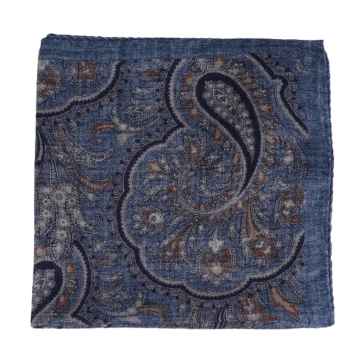 Pocket Square - 421 Sky blue melange