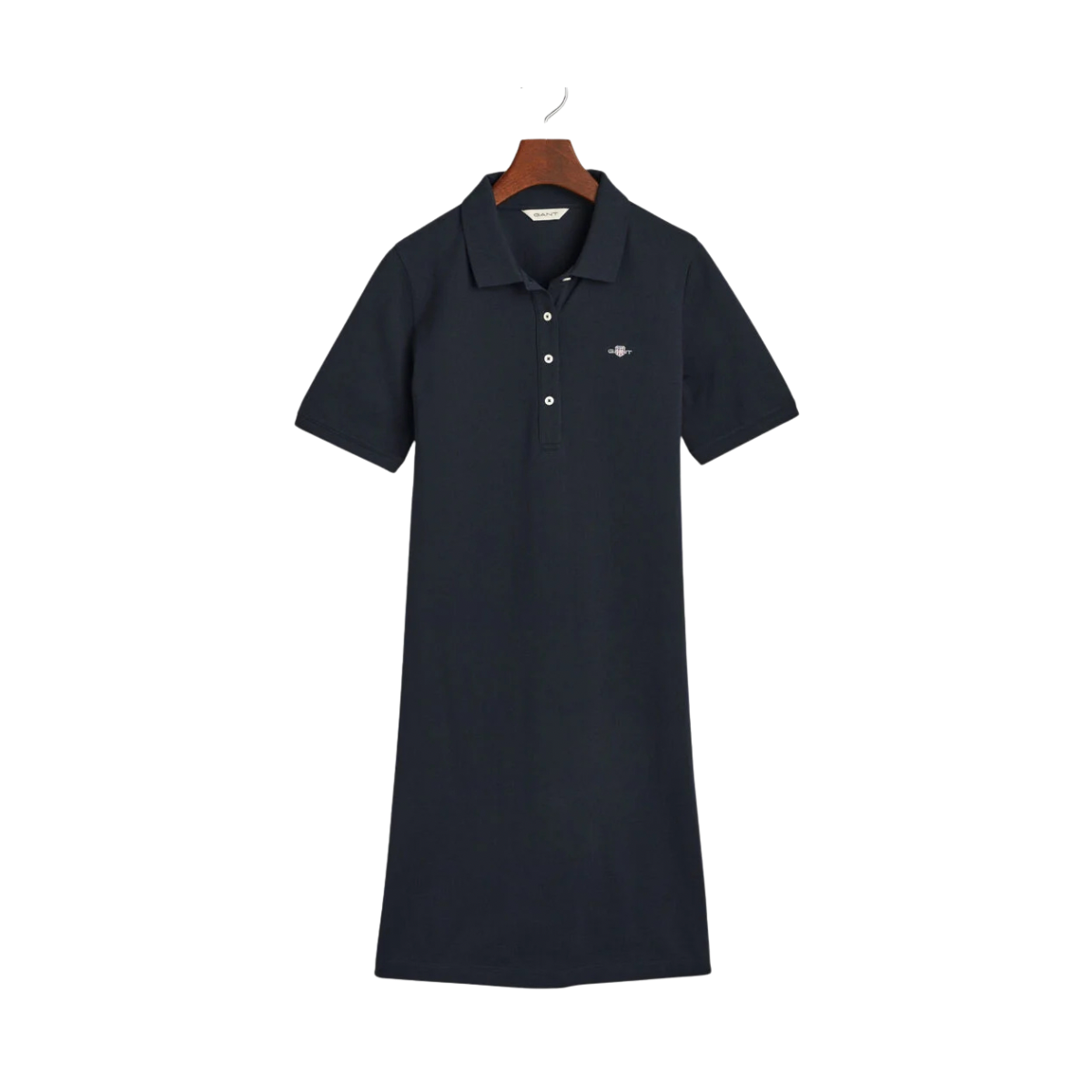 Shield Ss Pique Polo Dress - 433 Evening Blue