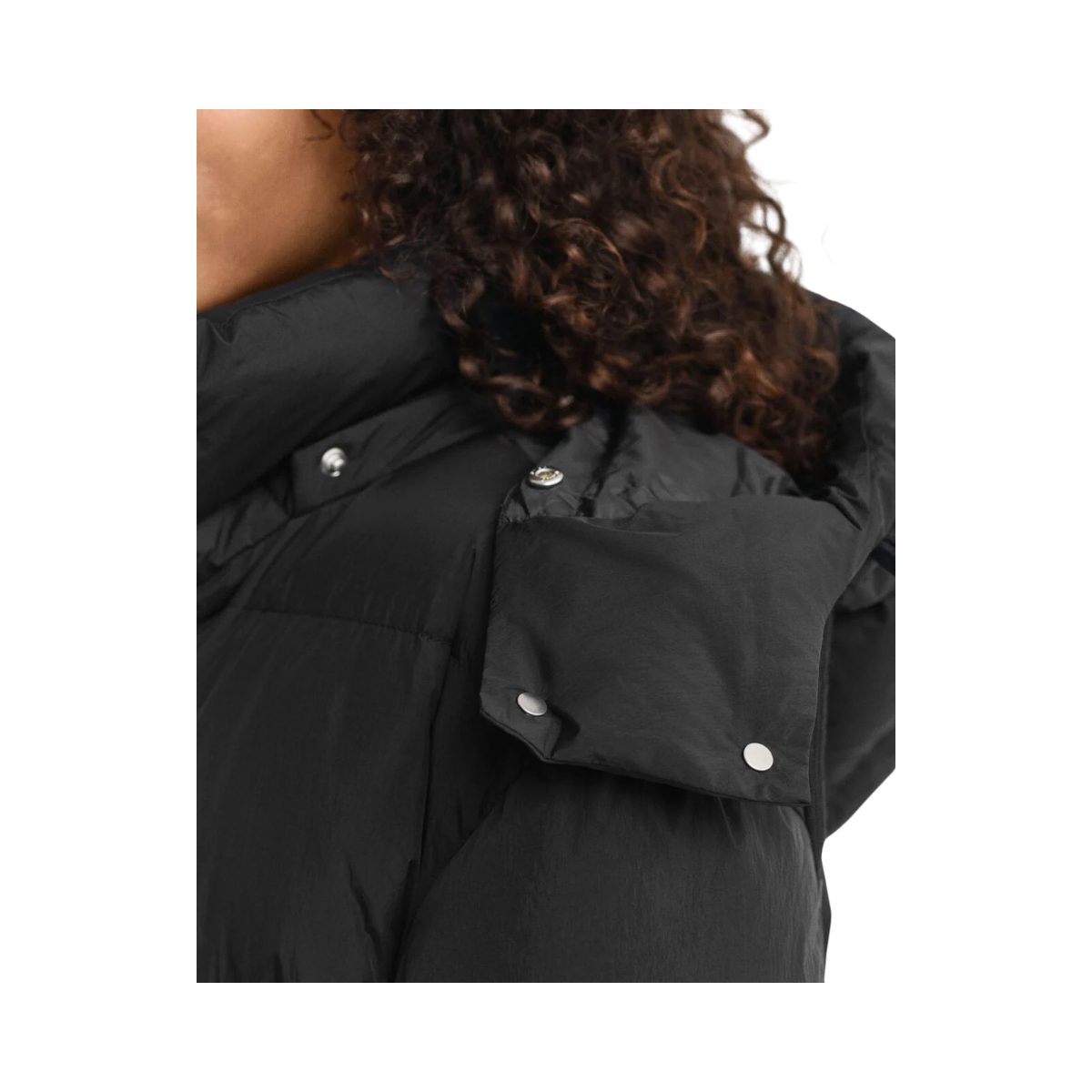 Full Length Down Coat - Black