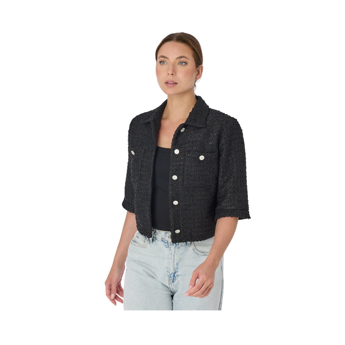 Blair Tweed Jacket - Black