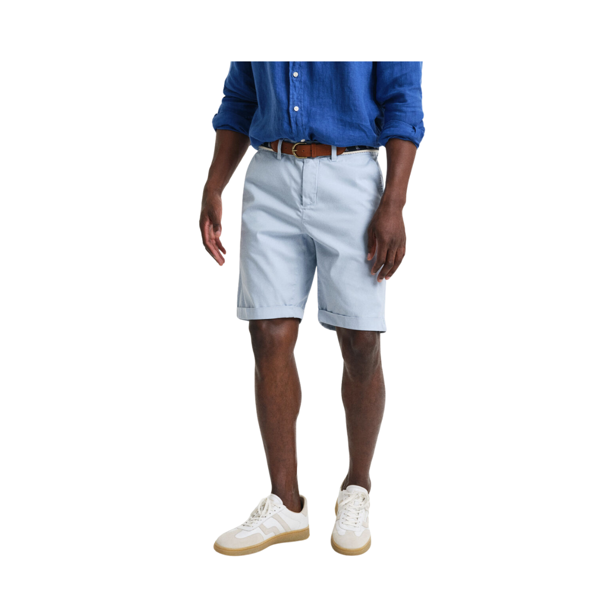 Reg Sunfaded Chino Shorts - 457 Fresh Blue