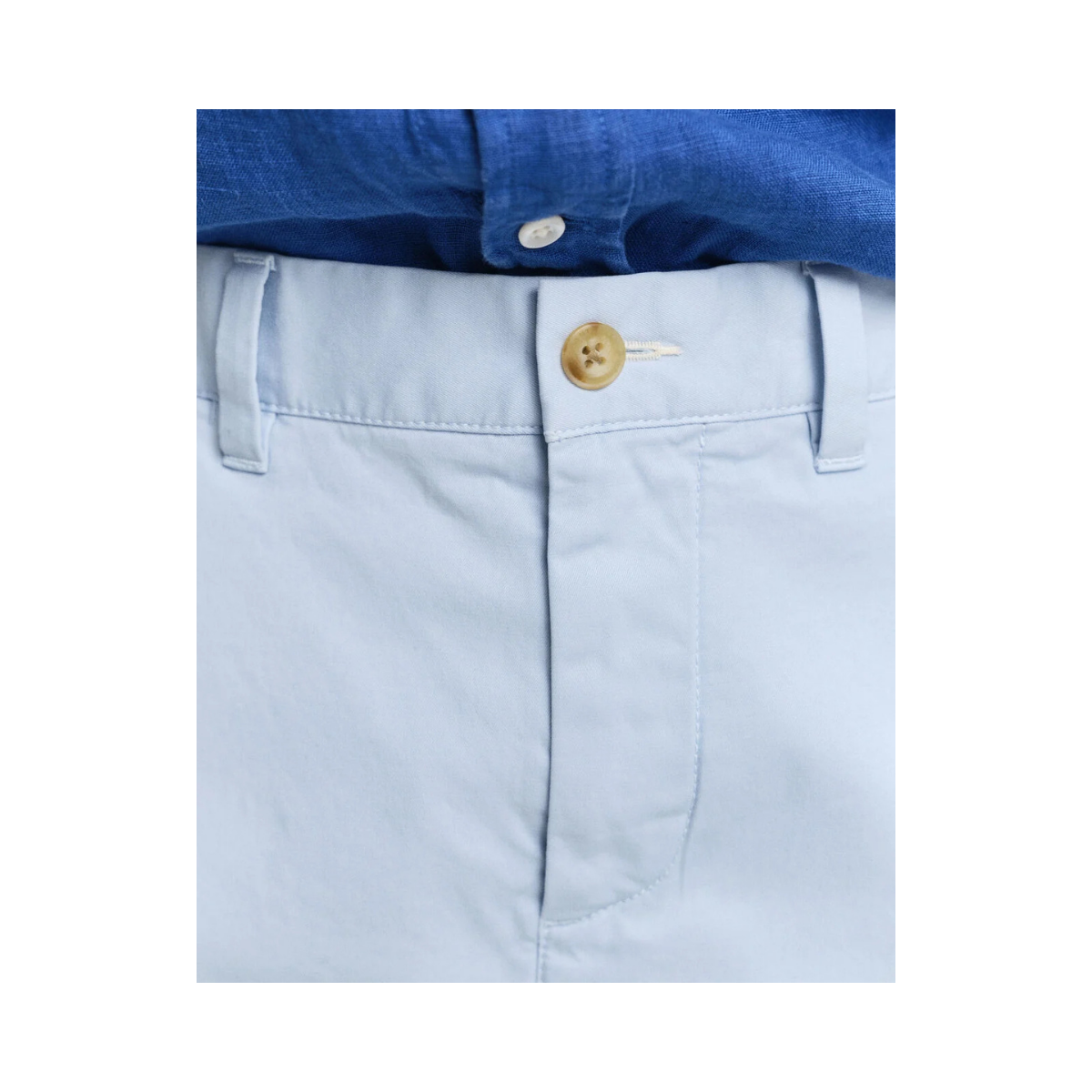 Reg Sunfaded Chino Shorts - 457 Fresh Blue