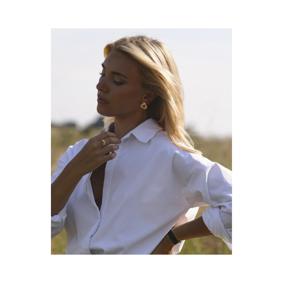 Greta Earring - Gold