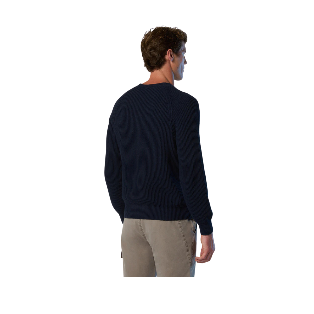 Crewneck 5GG Knitwear - 0802 Navy Blue