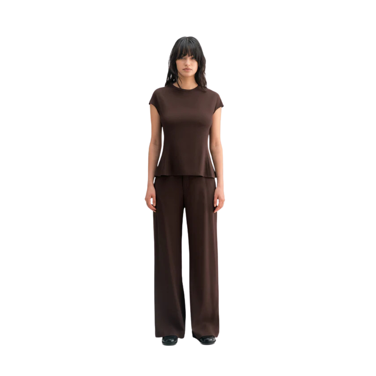 Dara top - 36 Dark Brown