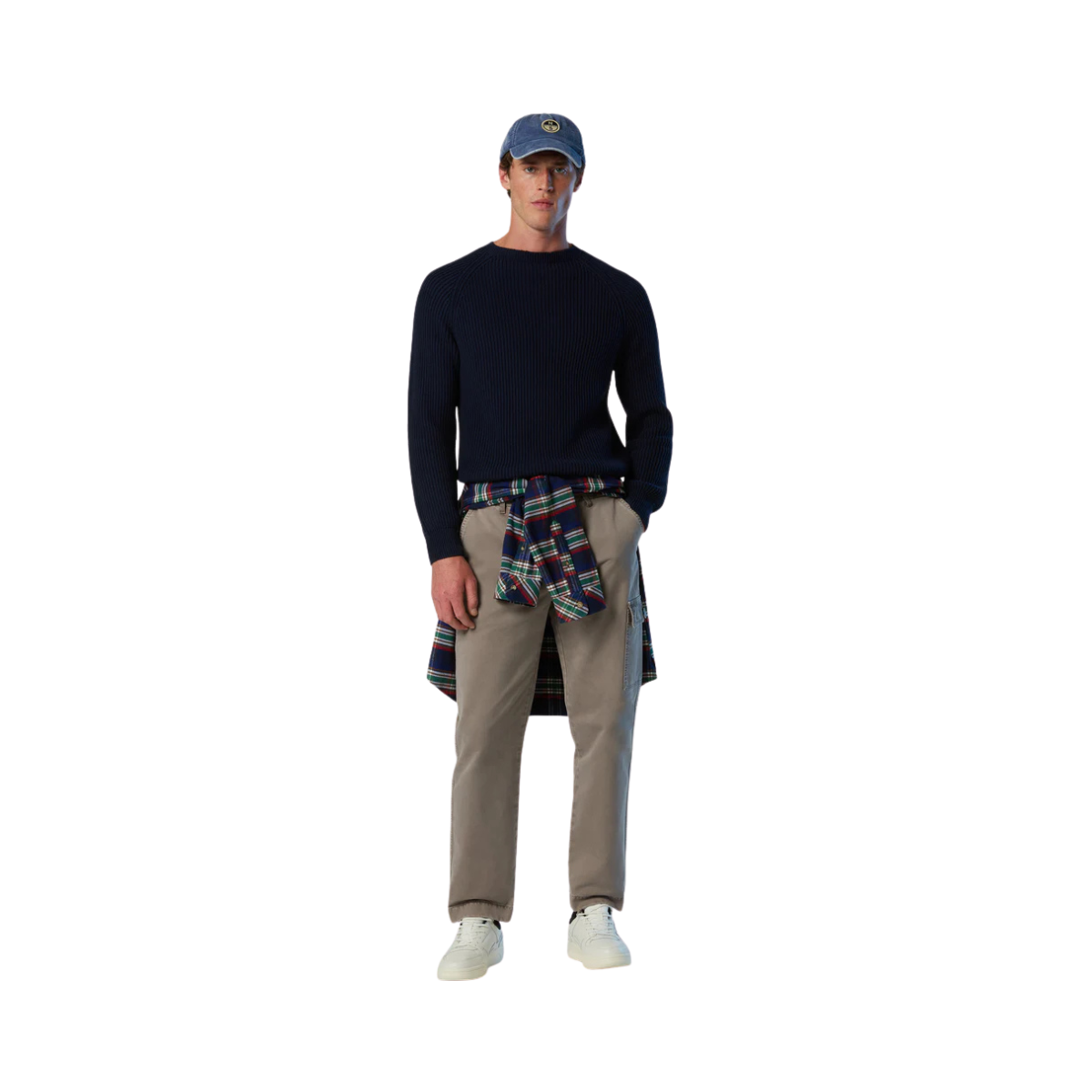 Crewneck 5GG Knitwear - 0802 Navy Blue