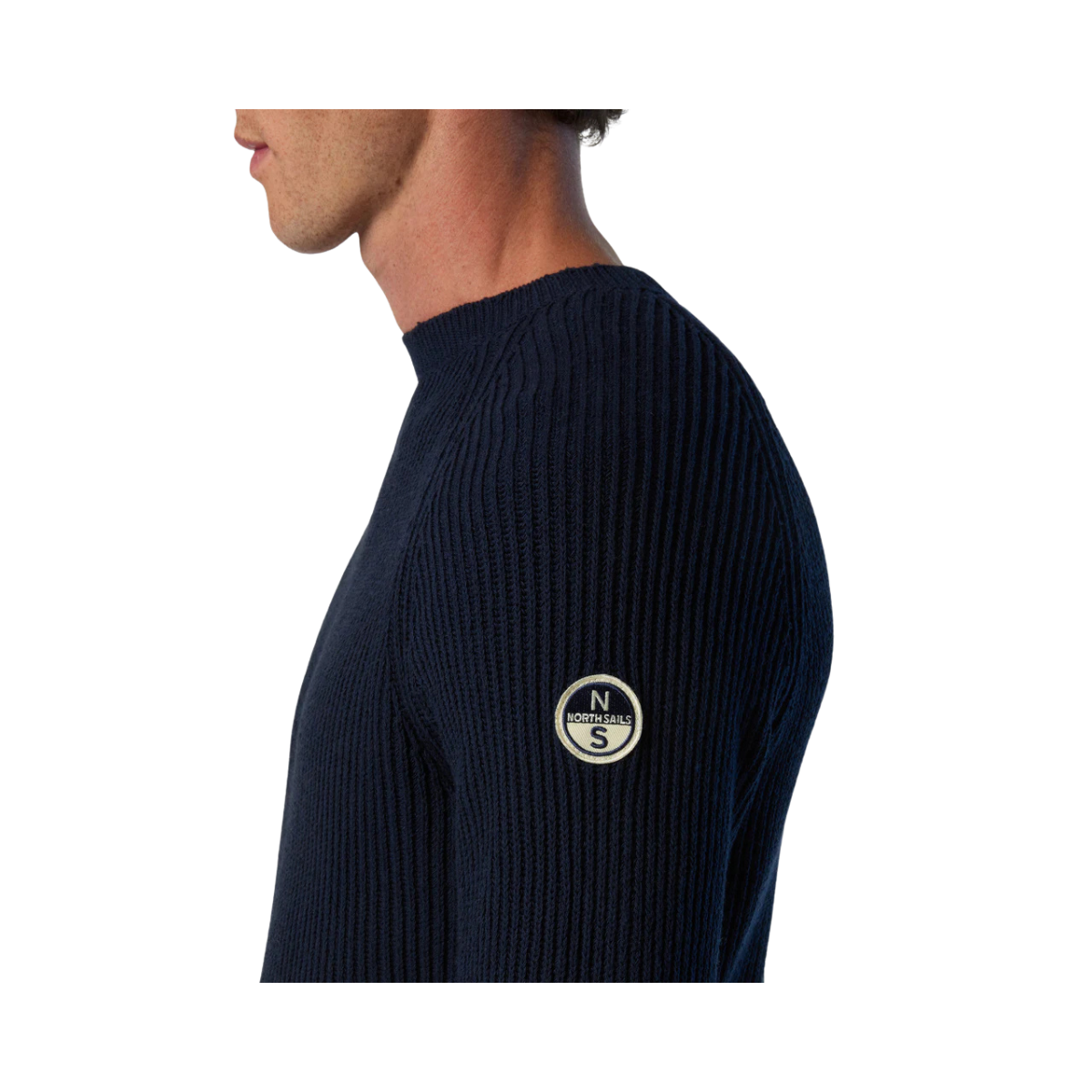 Crewneck 5GG Knitwear - 0802 Navy Blue