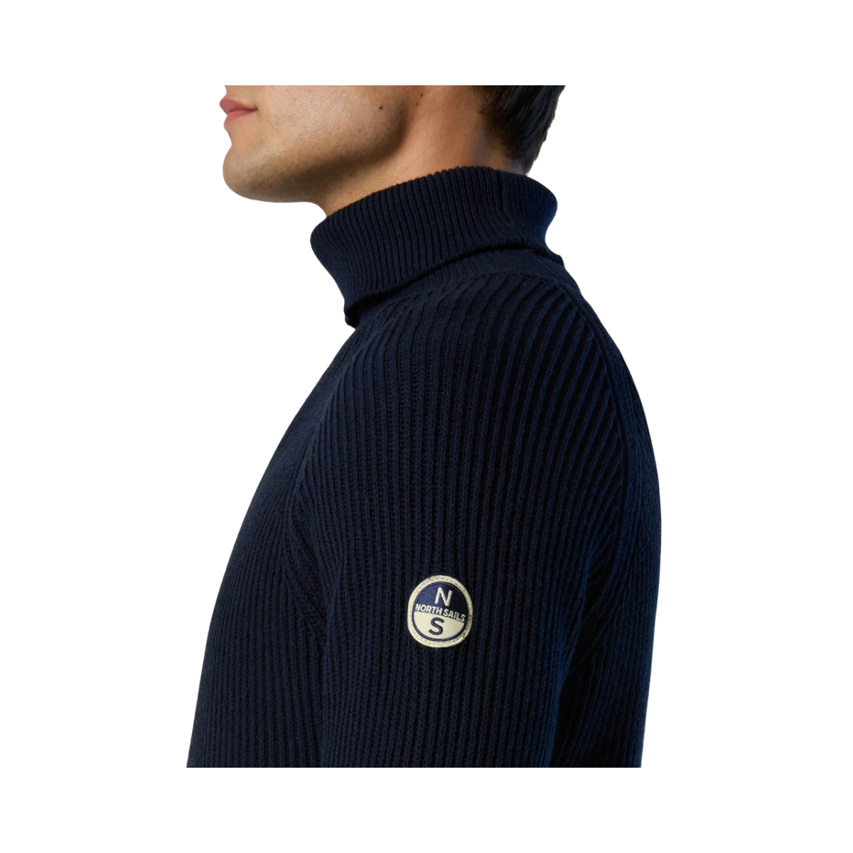 Turtle Neck 5GG Knitwear - 0802 Navy Blue