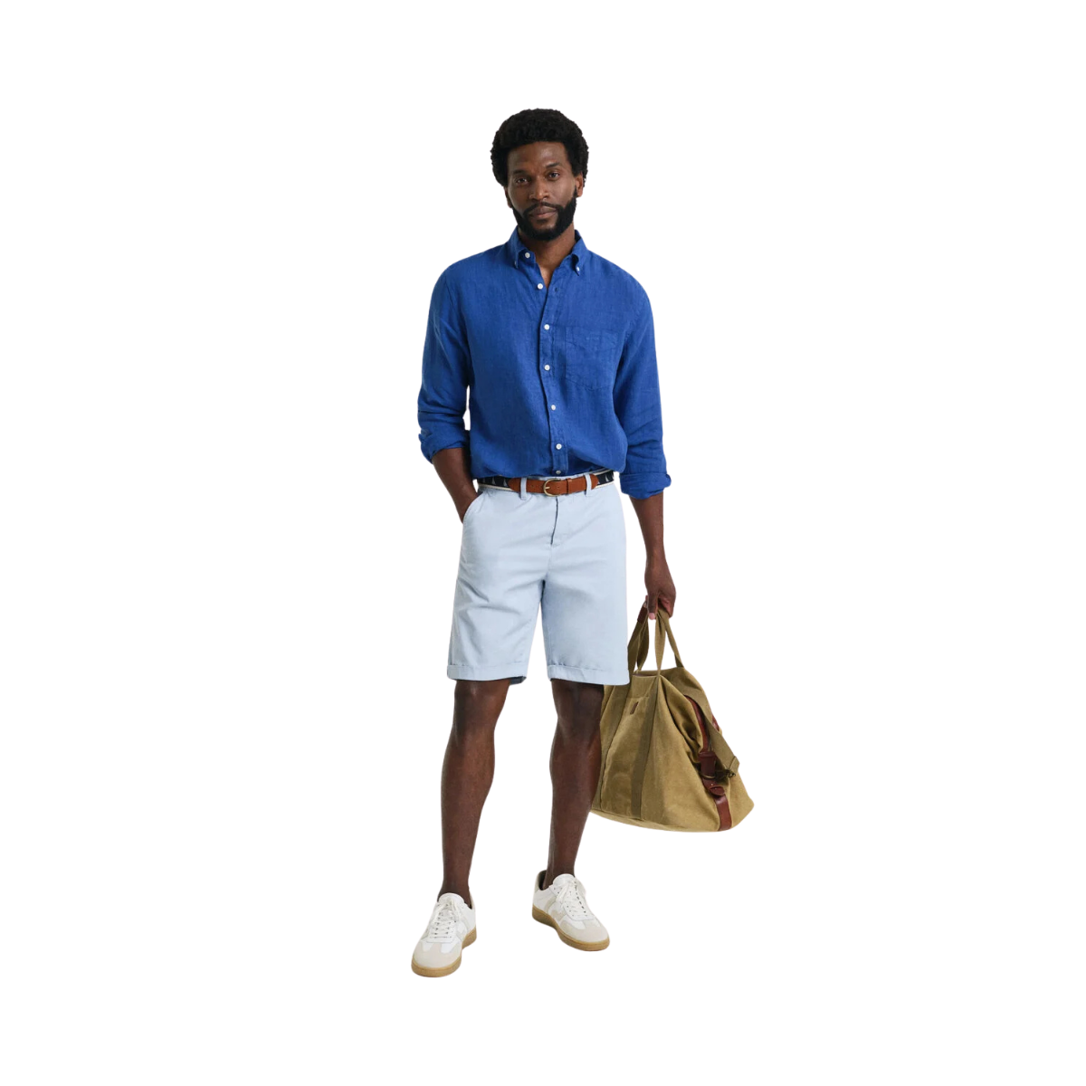 Reg Sunfaded Chino Shorts - 457 Fresh Blue