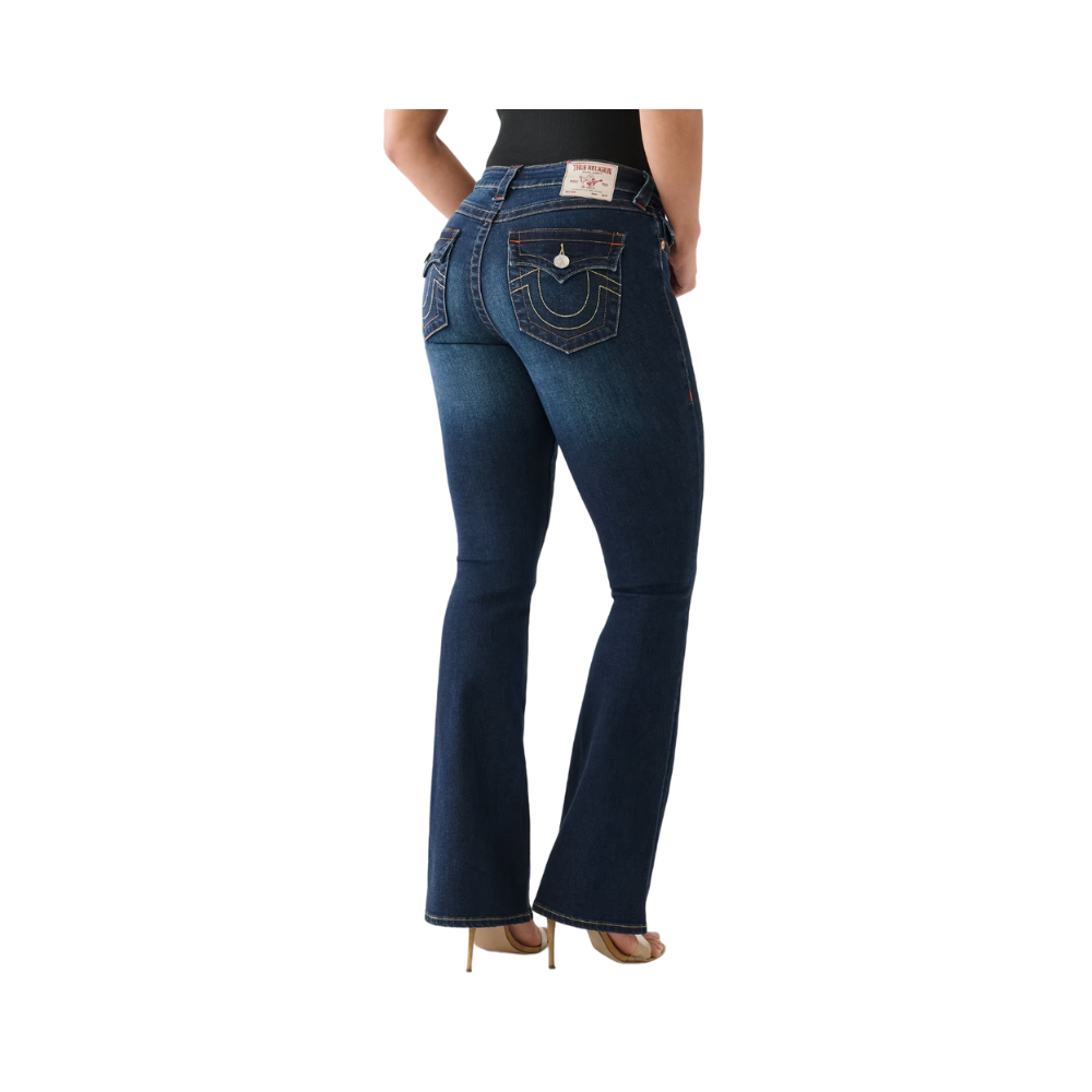 Becca Mid Rise Boot Cut Flap - Muddy Waters