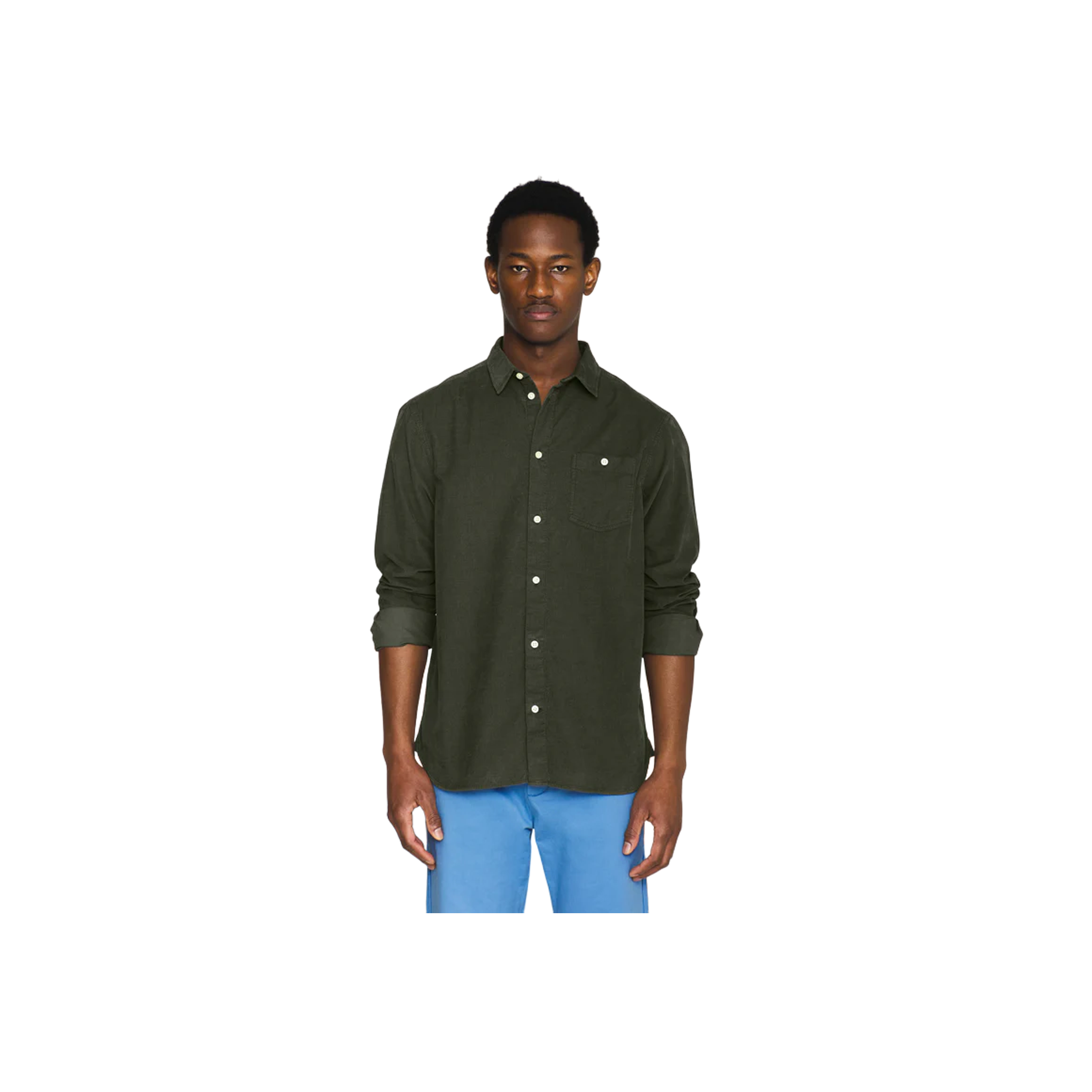 Reg Corduroy Shirt - Green