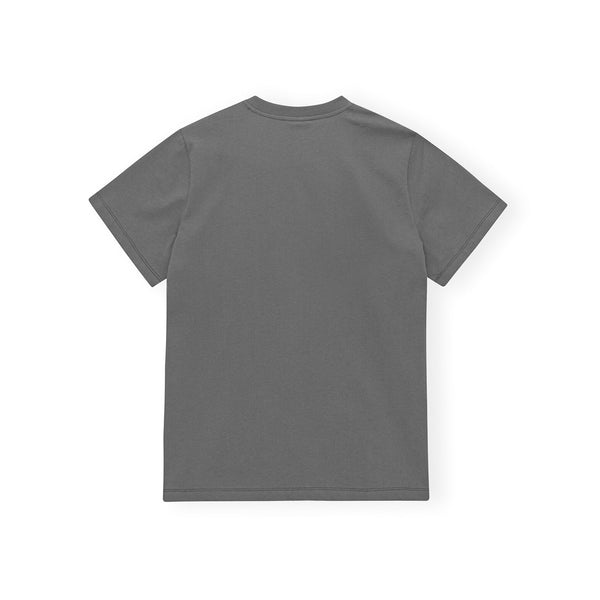 Basic Jersey Strawberry Relaxed T-shirt - Grey