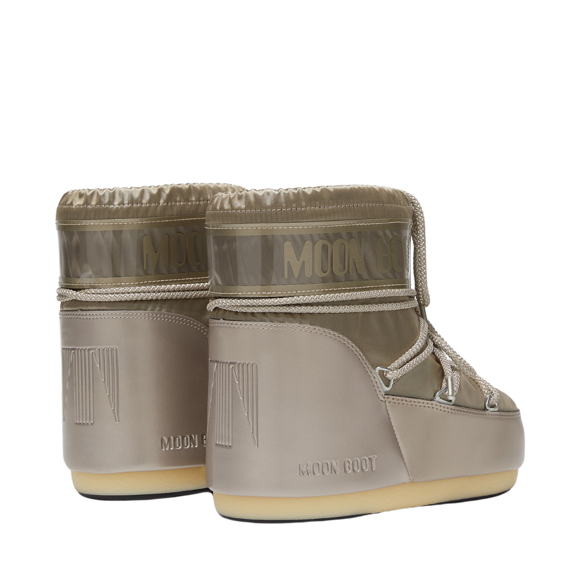 Icon Low Glance Boots - Silver