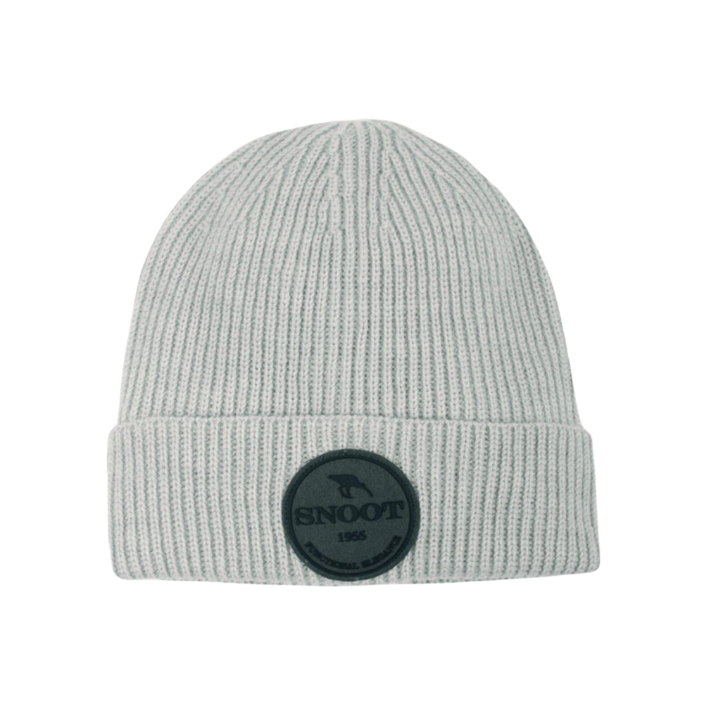 Merino Wool Beanie - Grey