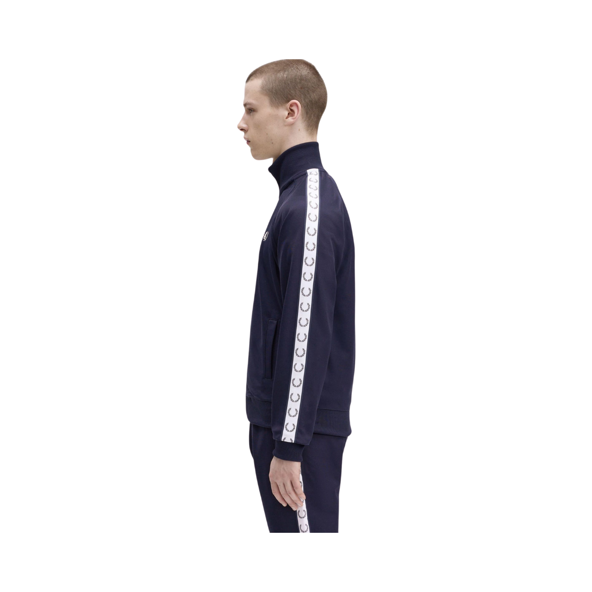 Taped Track Jacket - Blue