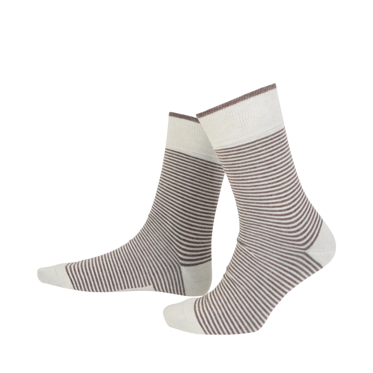 True Stripe Ankle - Cream Melange