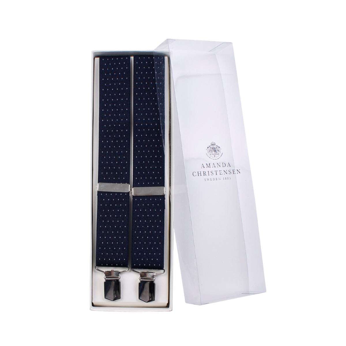 Braces Micro dot - Navy