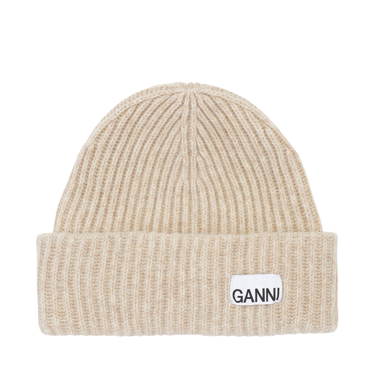 Structured Rib Beanie - Beige