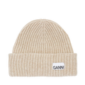 Structured Rib Beanie - Beige