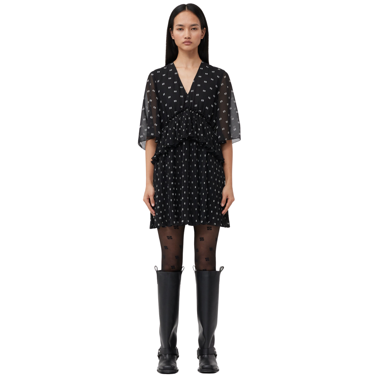 Butterfly Lace Tight - Black