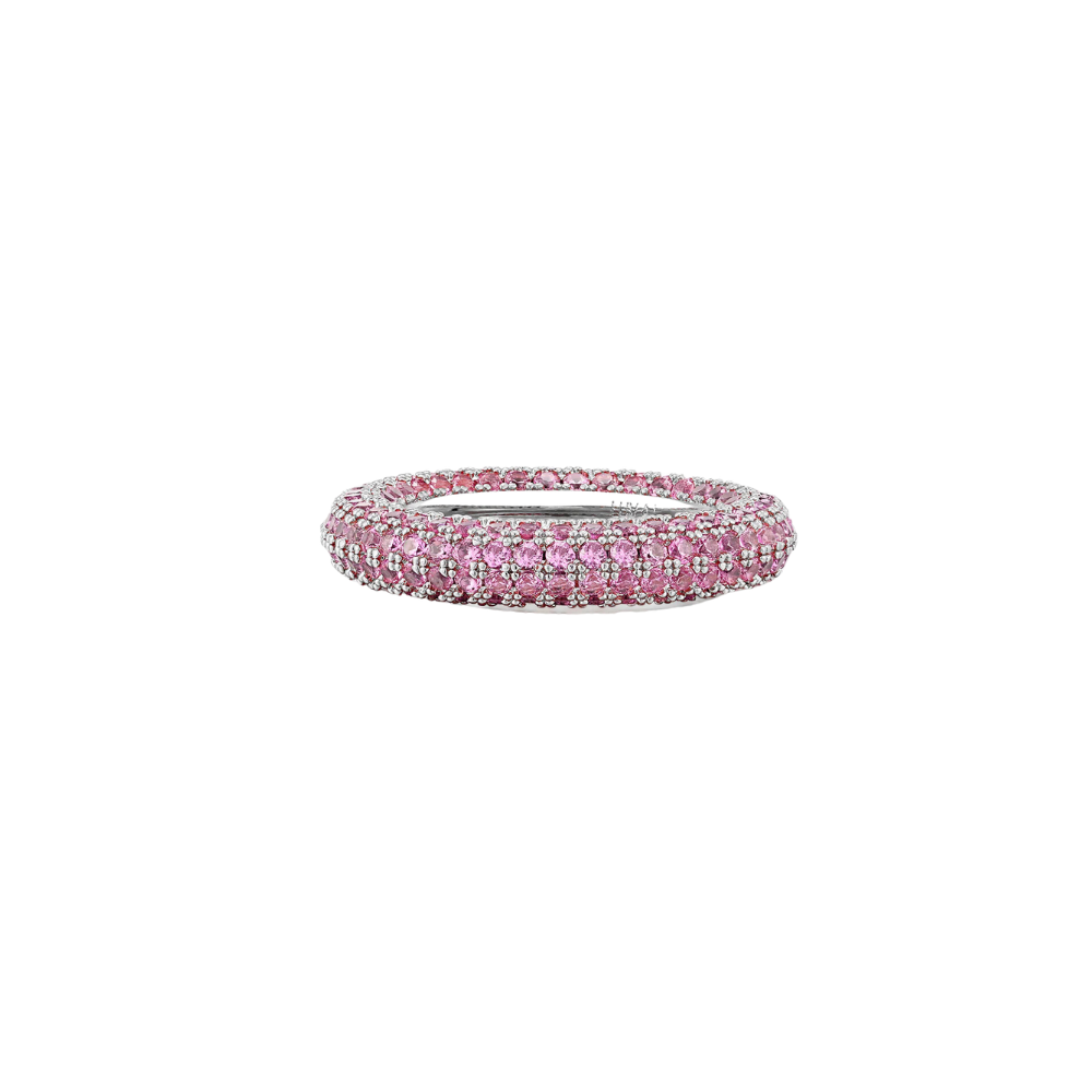 Pave Amalfi Ring - Pink