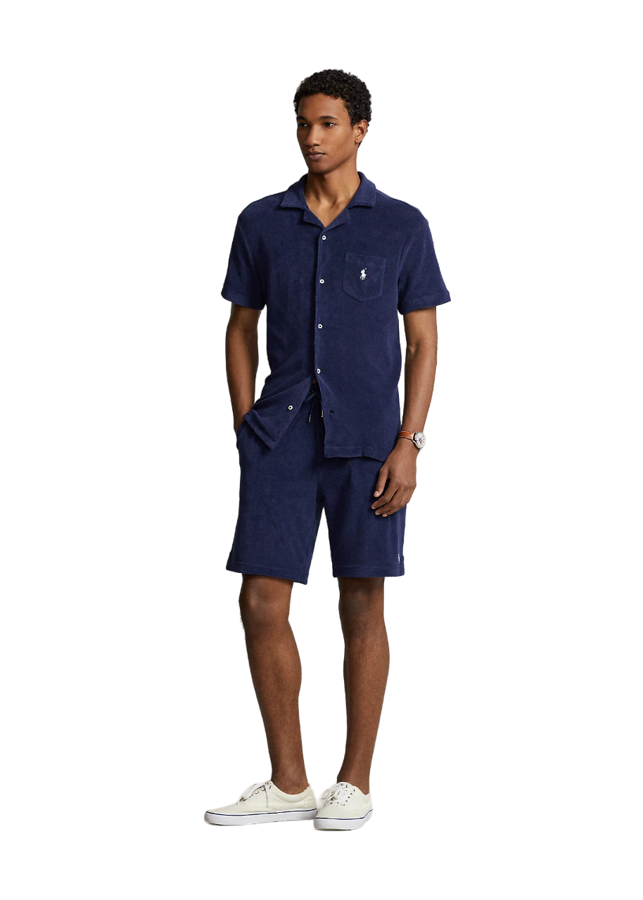 Terry Camp Shirt - Navy