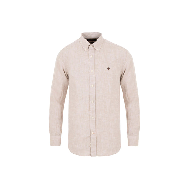 Douglas BD Linen Shirt - White