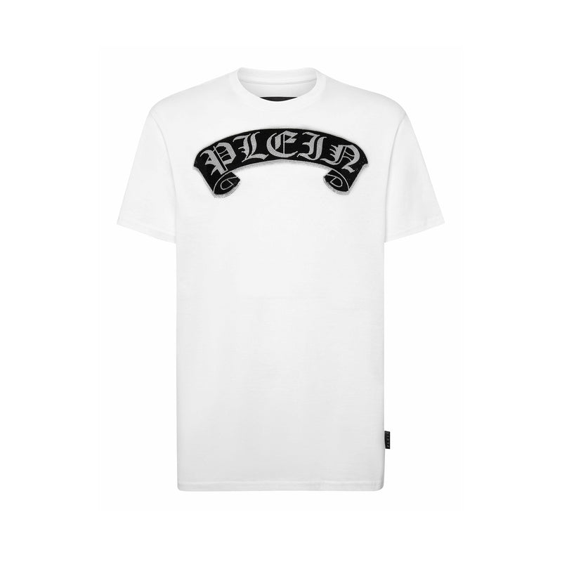 T-shirt Stones Gothic Plein - White