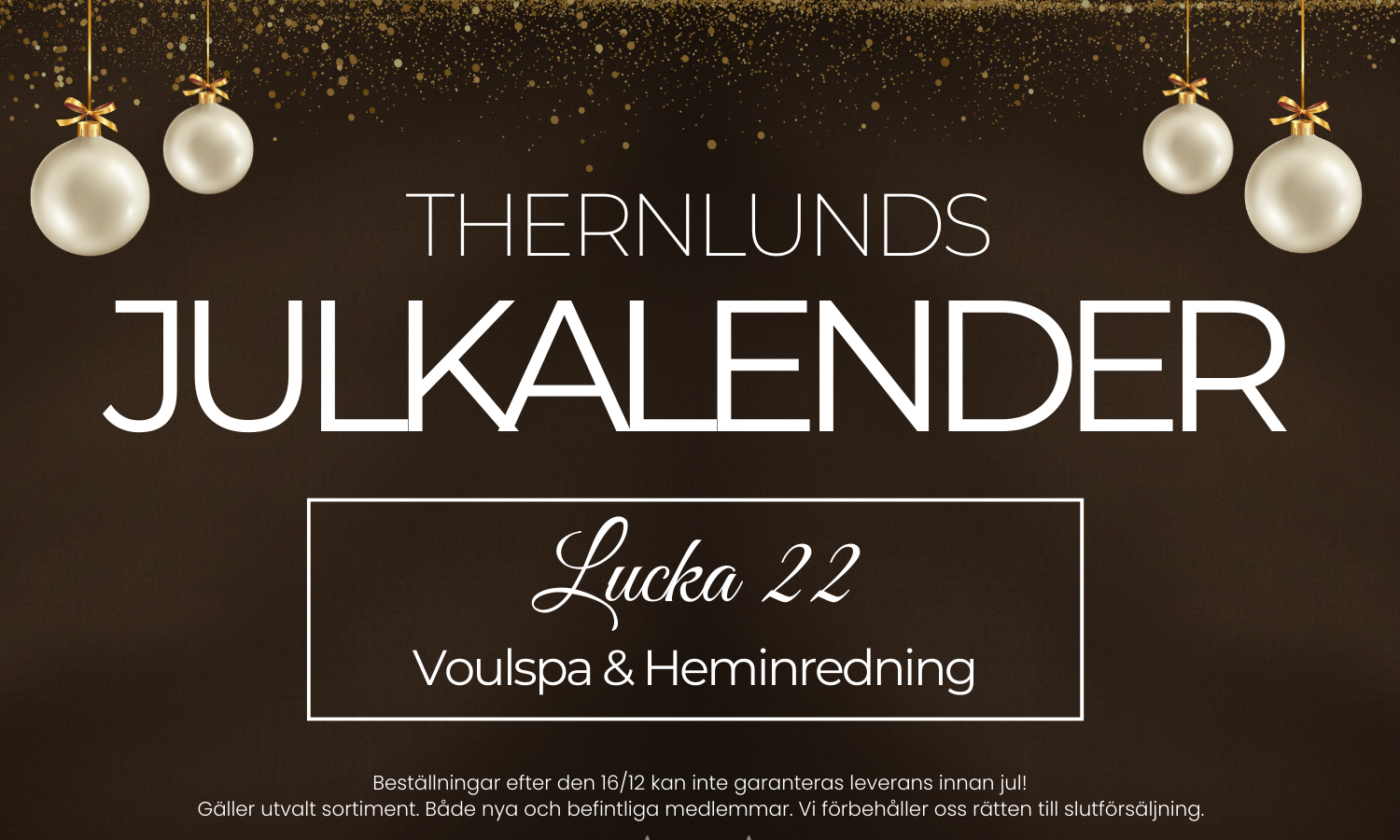 Julkalender 2025 - Lucka 22
