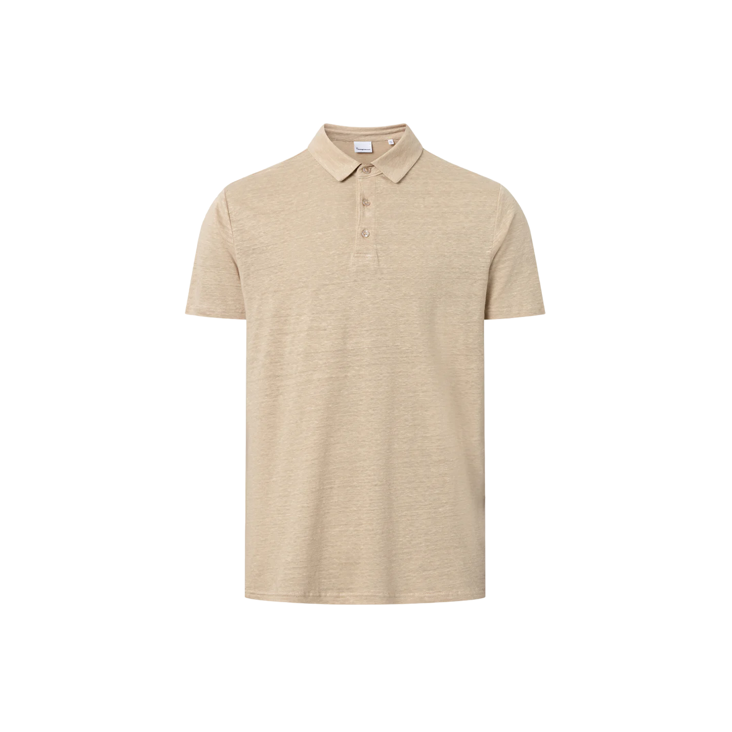 Linen polo - 1347 Safari