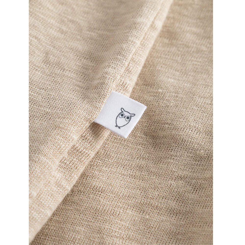 Linen polo - 1347 Safari